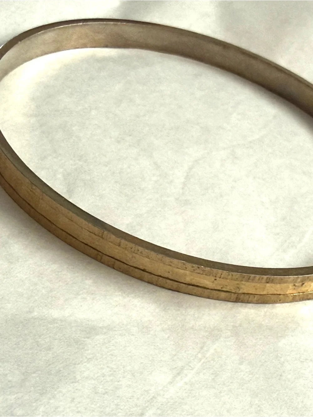 Gold-Tone Women's Slim Stackable Bangle Bracelet